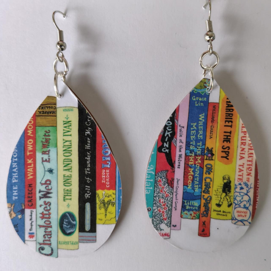 Book Lover Earrings - Children's Literature